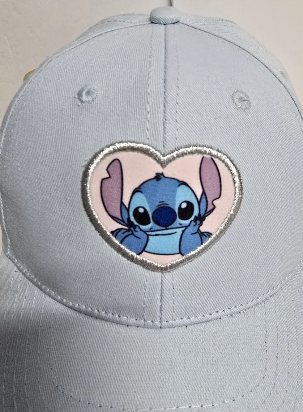NWT Disney Stitch Light Blue Snap Back Kids Hat